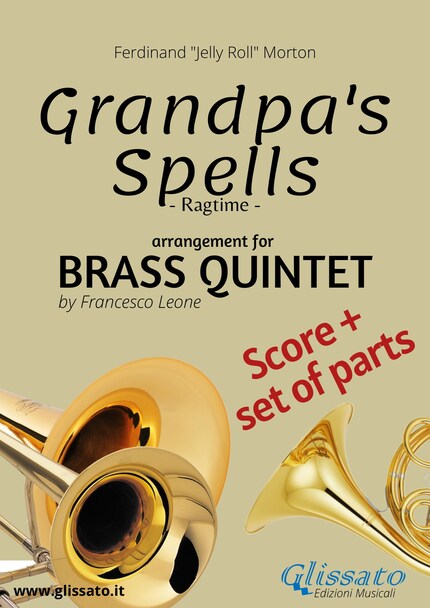 Grandpa's Spells - Brass Quintet score & parts bookCoverFor