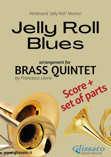 Jelly Roll Blues - Brass Quintet Quintet score & parts bookCoverFor