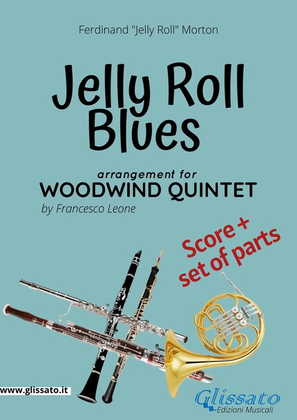 Jelly Roll Blues - Woodwind Quintet score & parts bookCoverFor