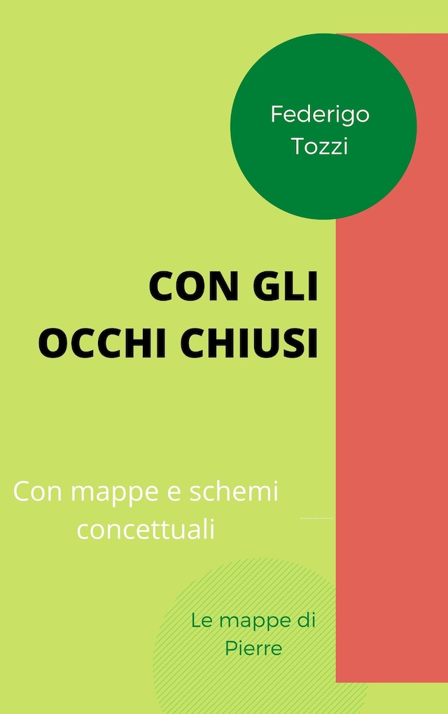 Boekomslag van Con gli occhi chiusi