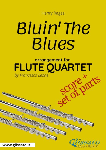 Bluin' The Blues - Flute Quartet score & parts bookCoverFor