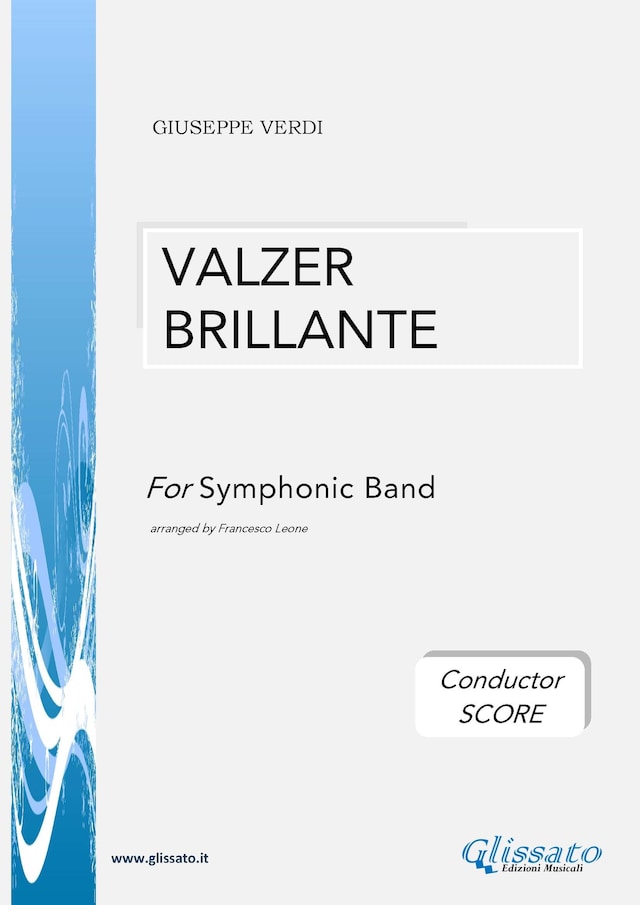 Kirjankansi teokselle Valzer Brillante - Symphonic Band (conductor score)