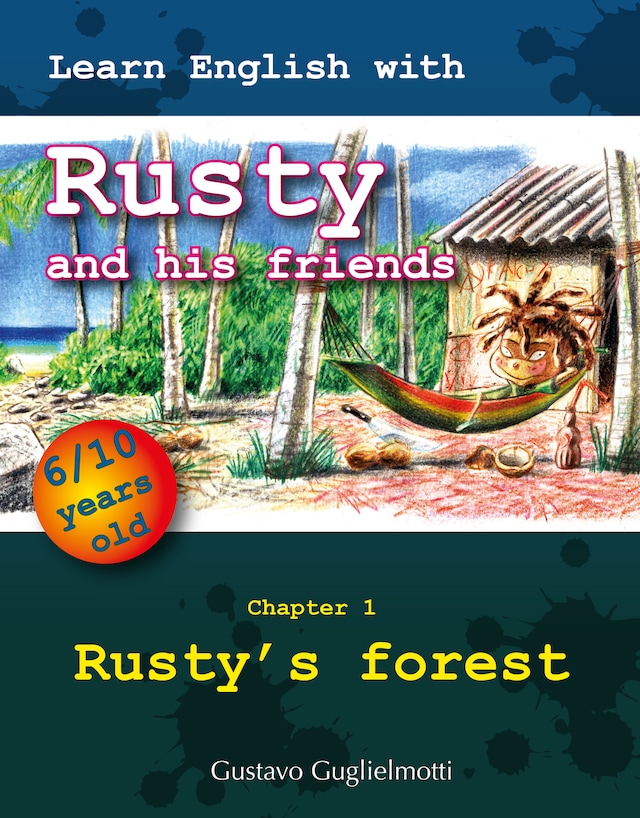 Book cover for Learn English with Rusty and his friends