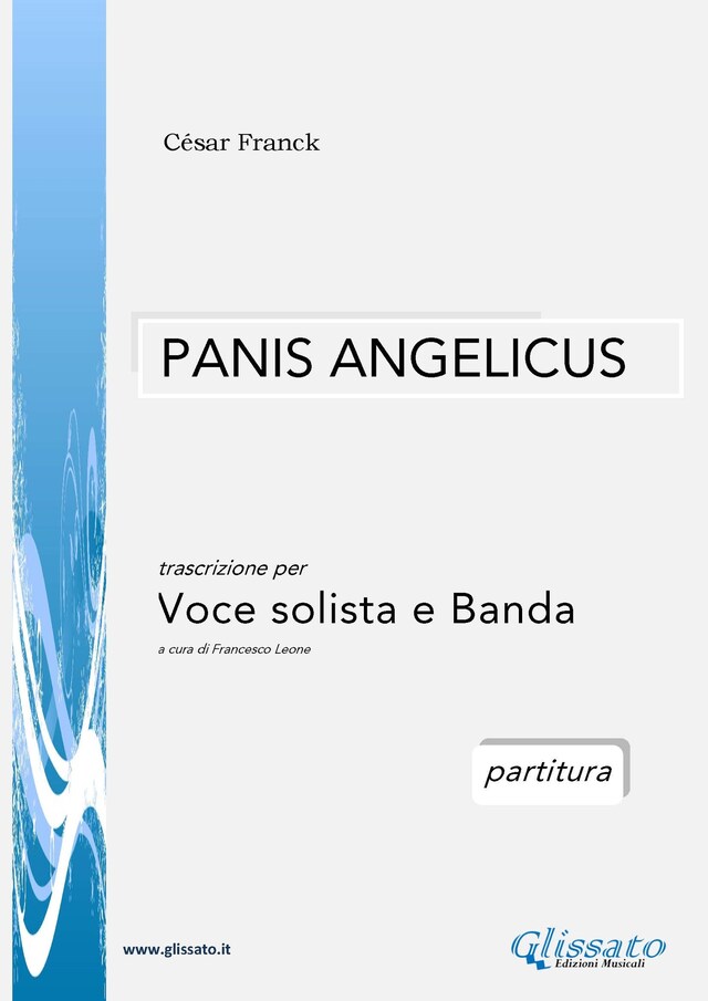 Book cover for Panis Angelicus - Voce solista e Orchestra di fiati (partitura)