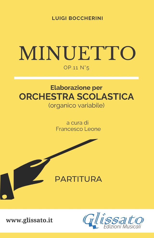 Copertina del libro per Minuetto - orchestra scolastica smim/liceo (partitura)