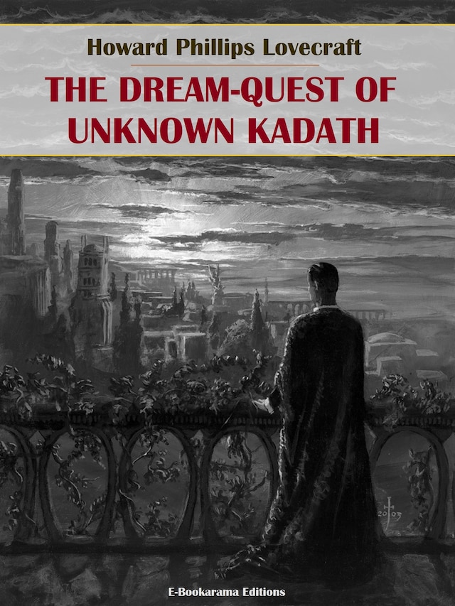 Kirjankansi teokselle The Dream-Quest of Unknown Kadath