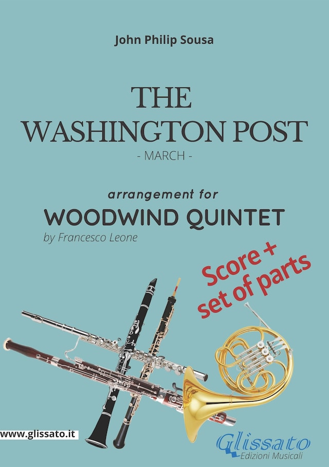 Okładka książki dla The Washington Post - Woodwind Quintet score & parts