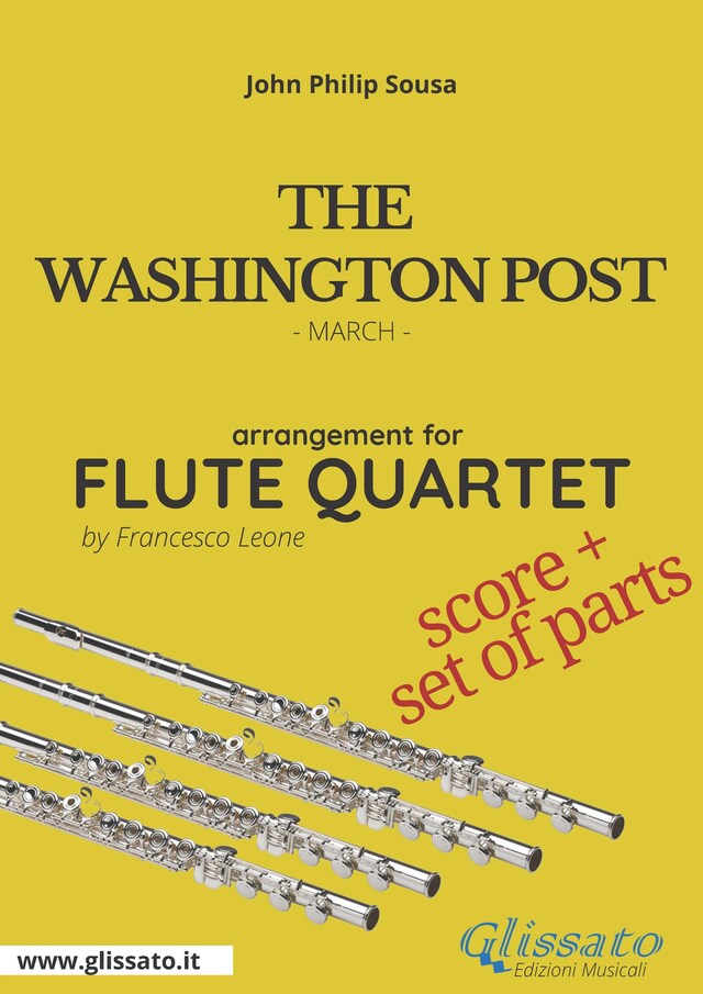 Bokomslag för The Washington Post - Flute Quartet score & parts