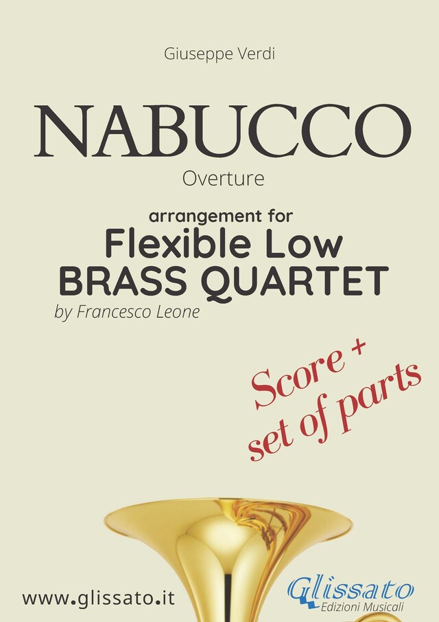 Boekomslag van Nabucco - Flexible Low Brass Quartet (score & parts)