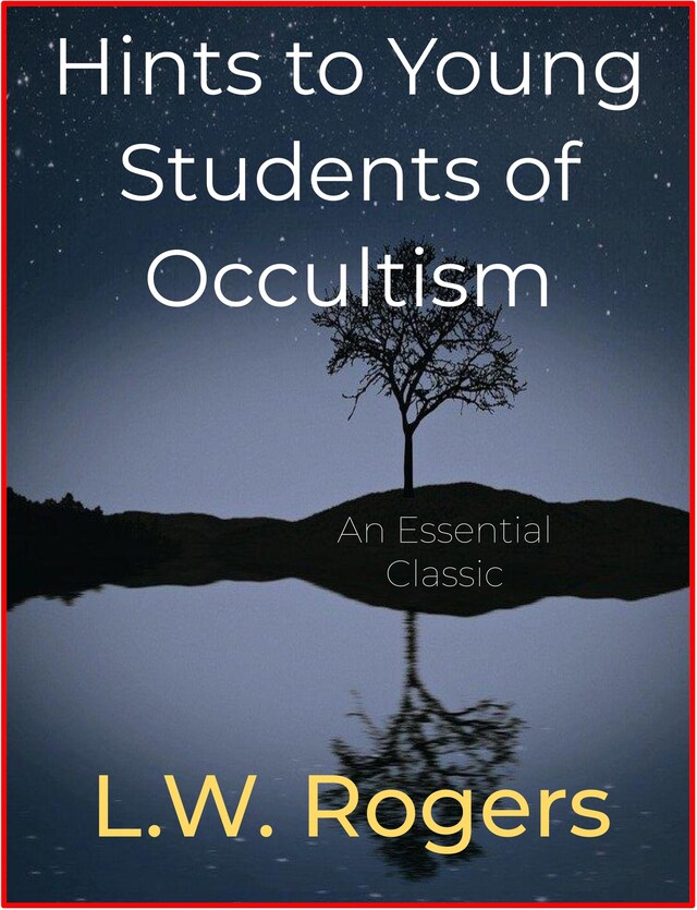 Portada de libro para Hints to Young Students of Occultism