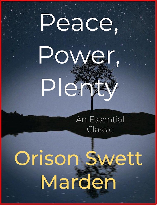 Copertina del libro per Peace, Power, Plenty