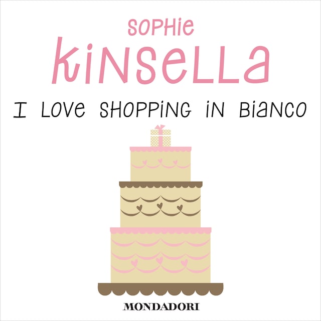 Kirjankansi teokselle I love shopping in bianco