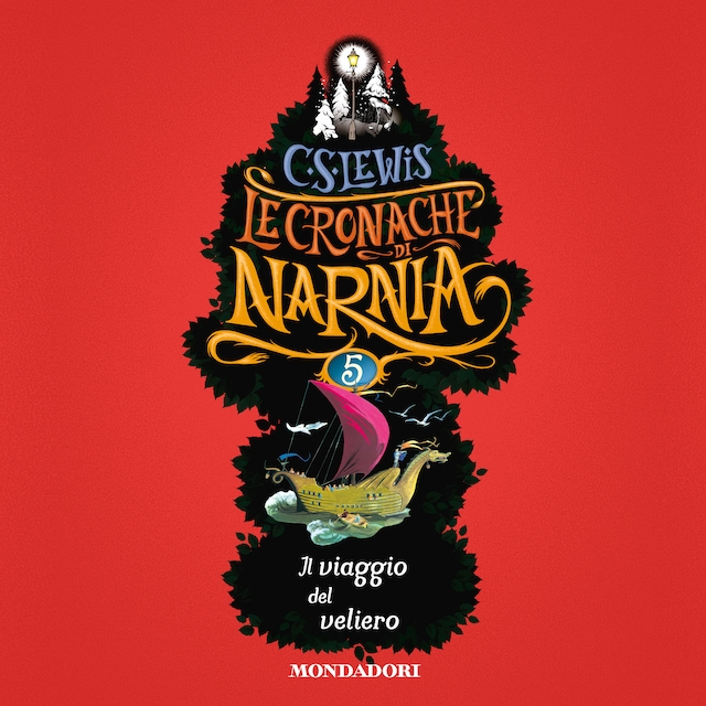 Portada de libro para Le Cronache di Narnia - 5. Il viaggio del veliero
