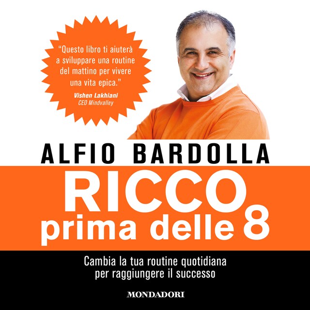 Book cover for Ricco prima delle 8. Cambia la tua routine quotidiana per trovare il successo