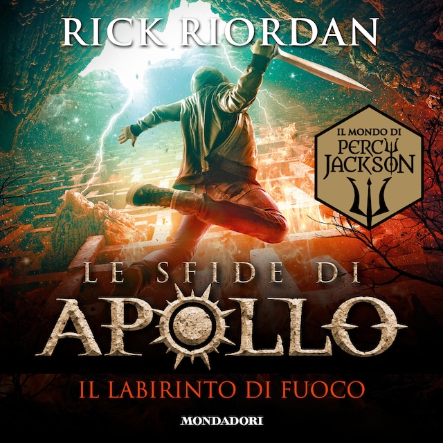 Book cover for Le sfide di Apollo - 3. Il labirinto di fuoco