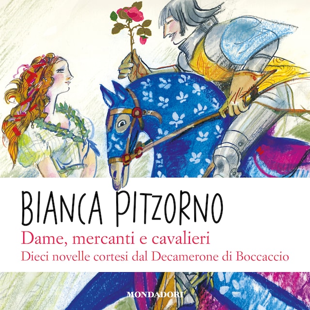 Couverture de livre pour Dame, mercanti e cavalieri