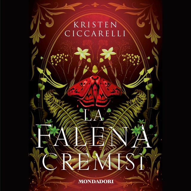 Book cover for La falena cremisi