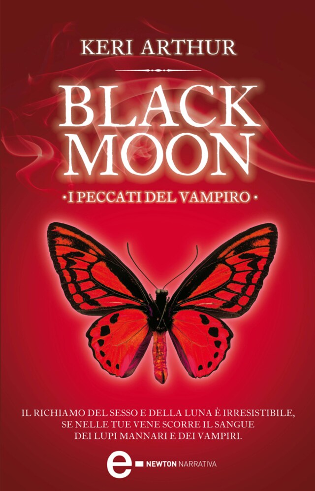 Book cover for Black Moon. I peccati del vampiro