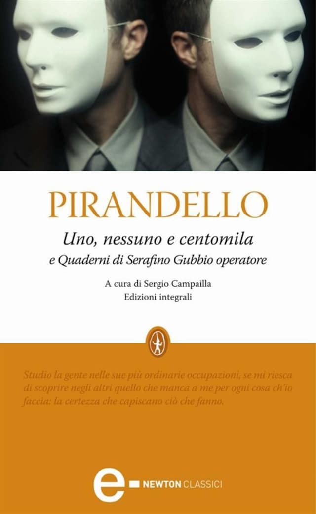 Book cover for Uno, nessuno e centomila e Quaderni di Serafino Gubbio operatore