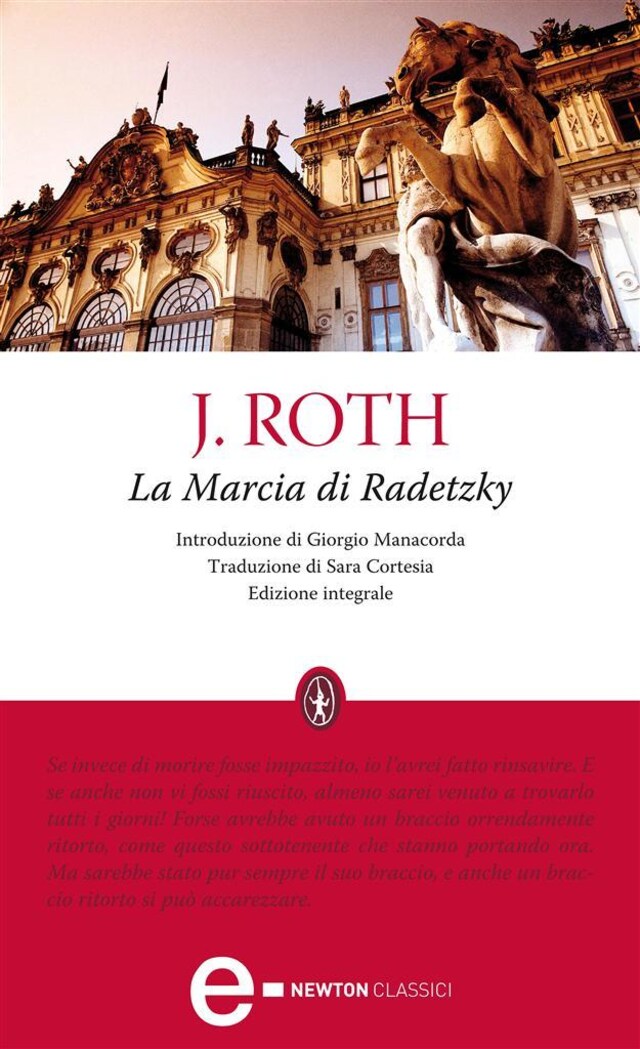 Book cover for La Marcia di Radetzky