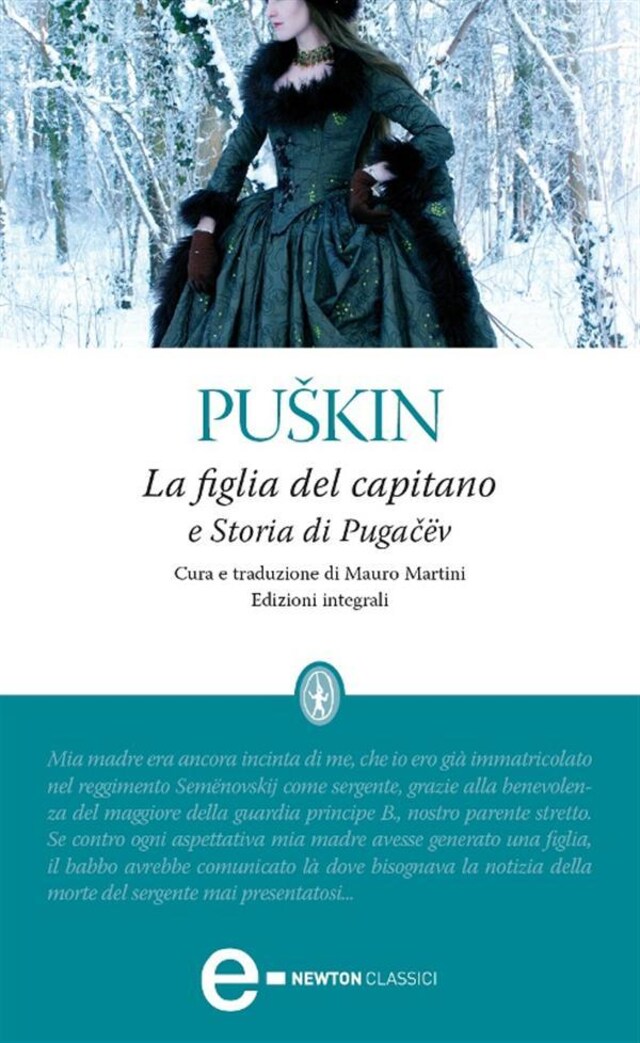 Book cover for La figlia del capitano e Storia di Pugacev