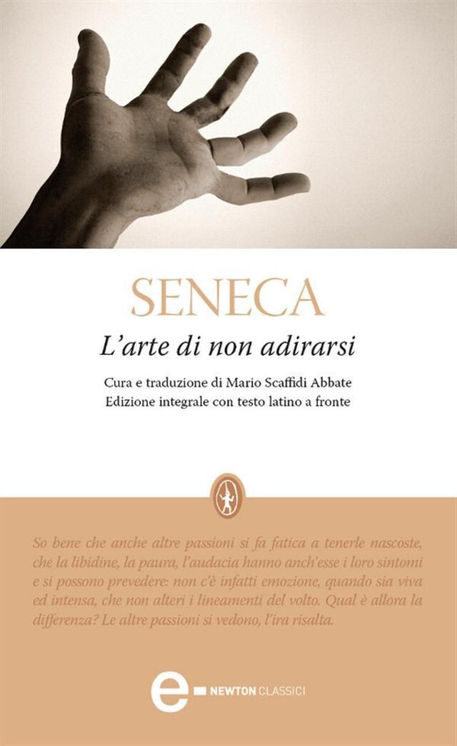 Book cover for L'arte di non adirarsi