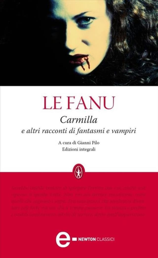 Kirjankansi teokselle Carmilla e altri racconti di fantasmi e vampiri