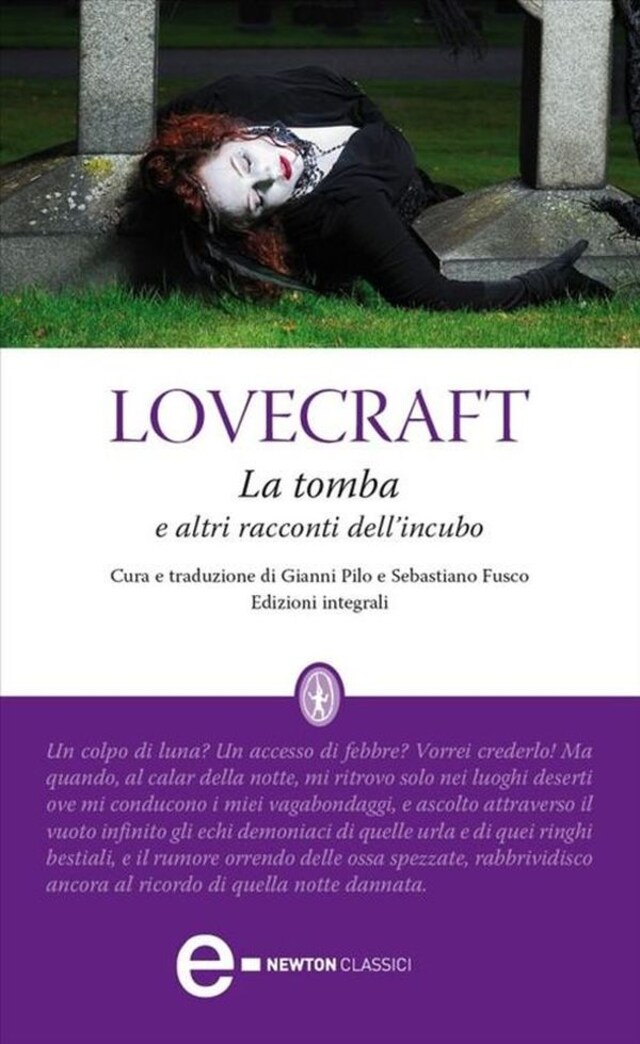 Copertina del libro per La tomba e altri racconti dell'incubo