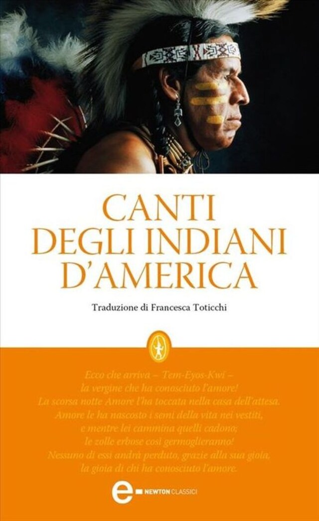 Buchcover für Canti degli Indiani d’America