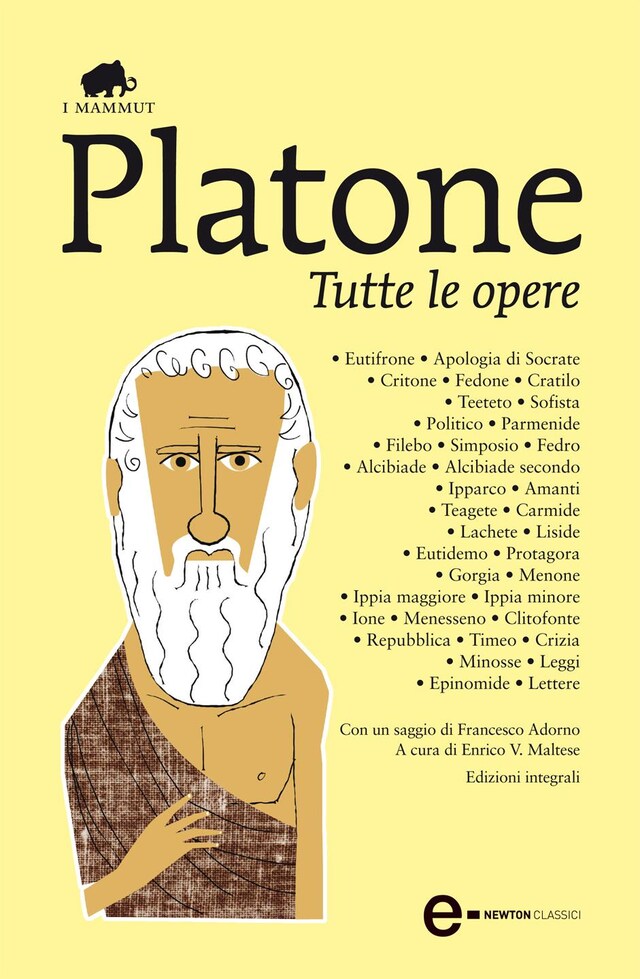 Book cover for Tutte le opere