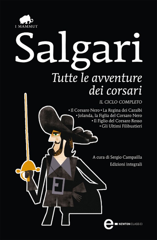 Couverture de livre pour Tutte le avventure dei corsari