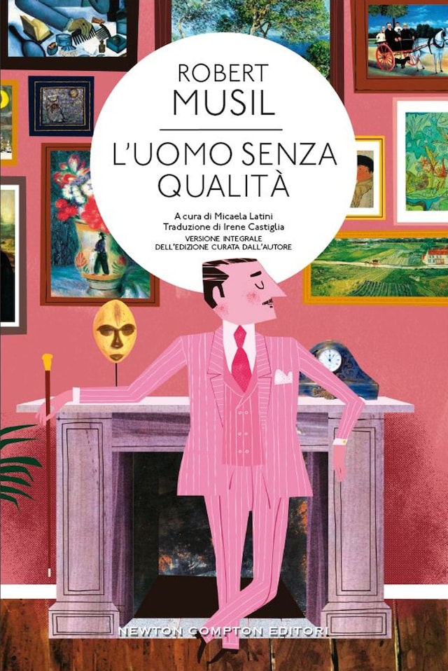 Book cover for L'uomo senza qualità