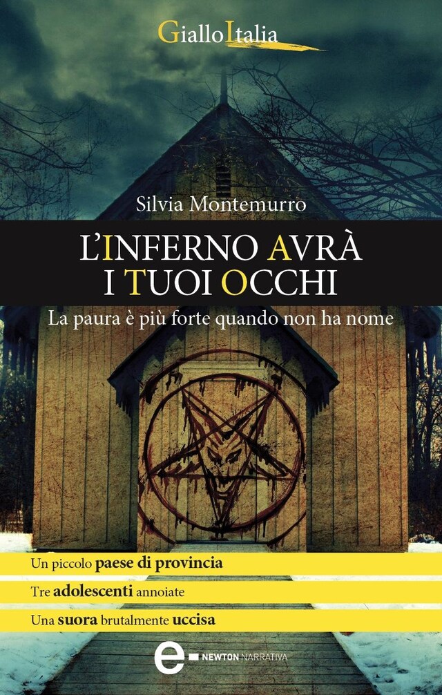 Kirjankansi teokselle L'inferno avrà i tuoi occhi