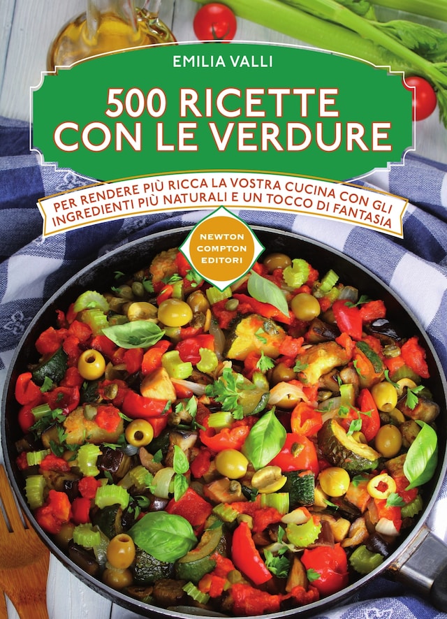 Okładka książki dla 500 ricette con le verdure