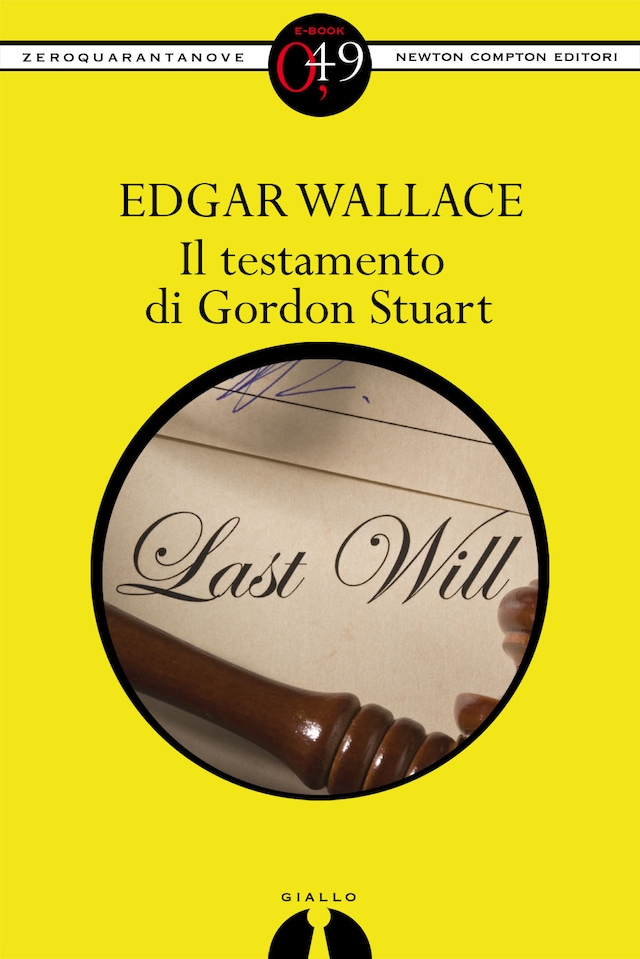 Buchcover für Il testamento di Gordon Stuart