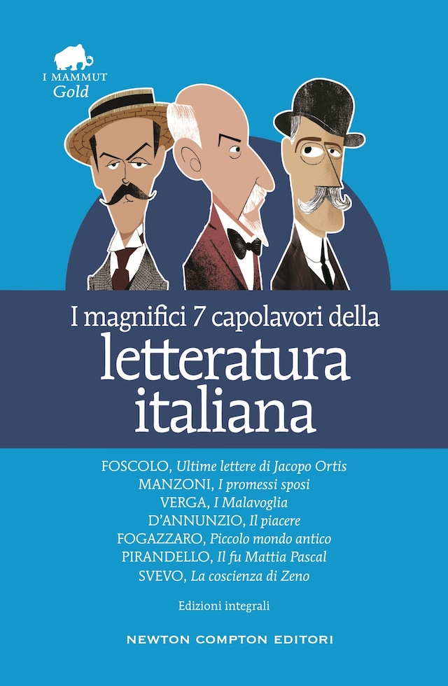 Book cover for I magnifici 7 capolavori della letteratura italiana