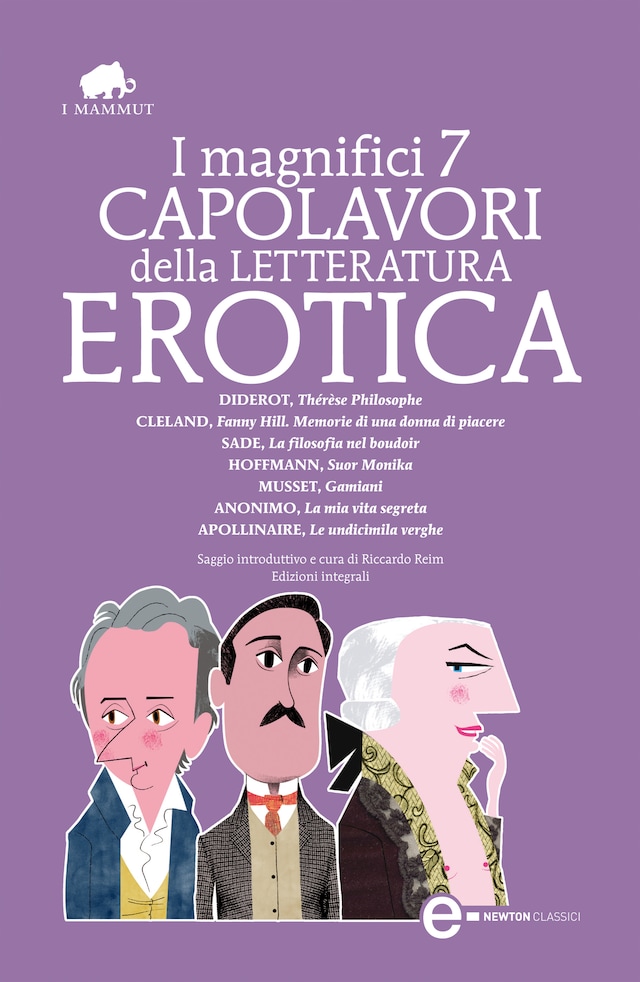 Book cover for I magnifici 7 capolavori della letteratura erotica