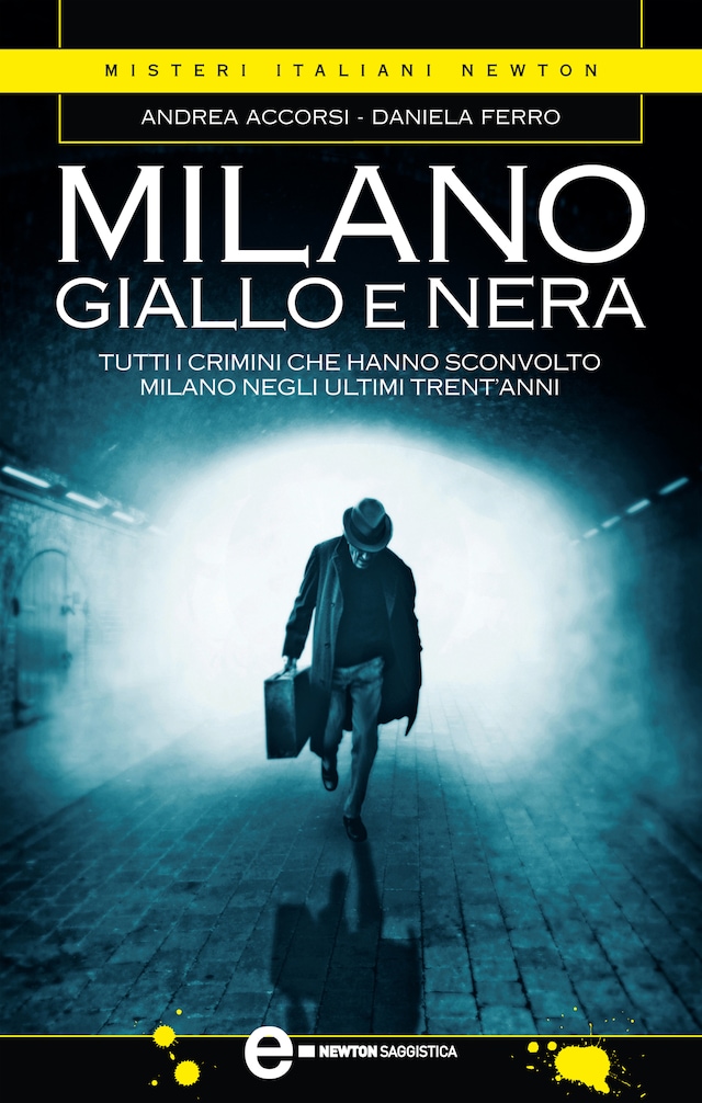 Copertina del libro per Milano giallo e nera