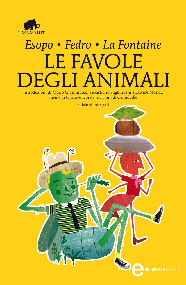 Book cover for Le favole degli animali