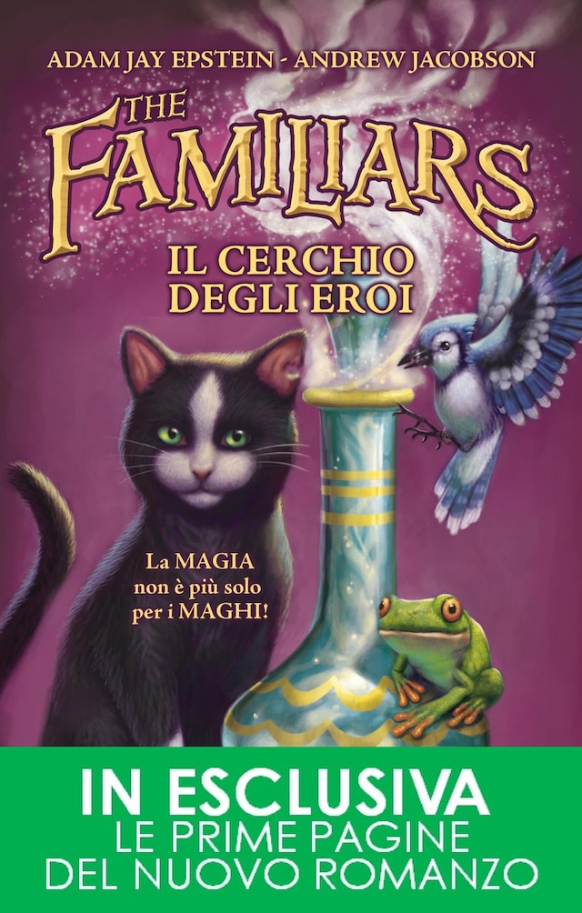 Book cover for The Familiars. Il cerchio degli eroi