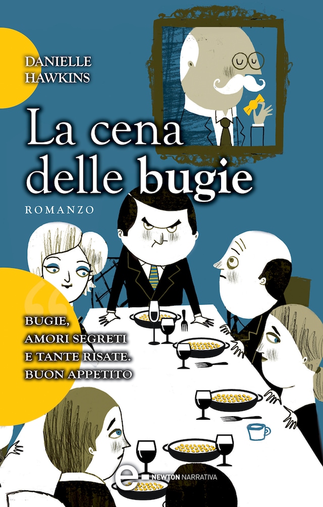 Book cover for La cena delle bugie