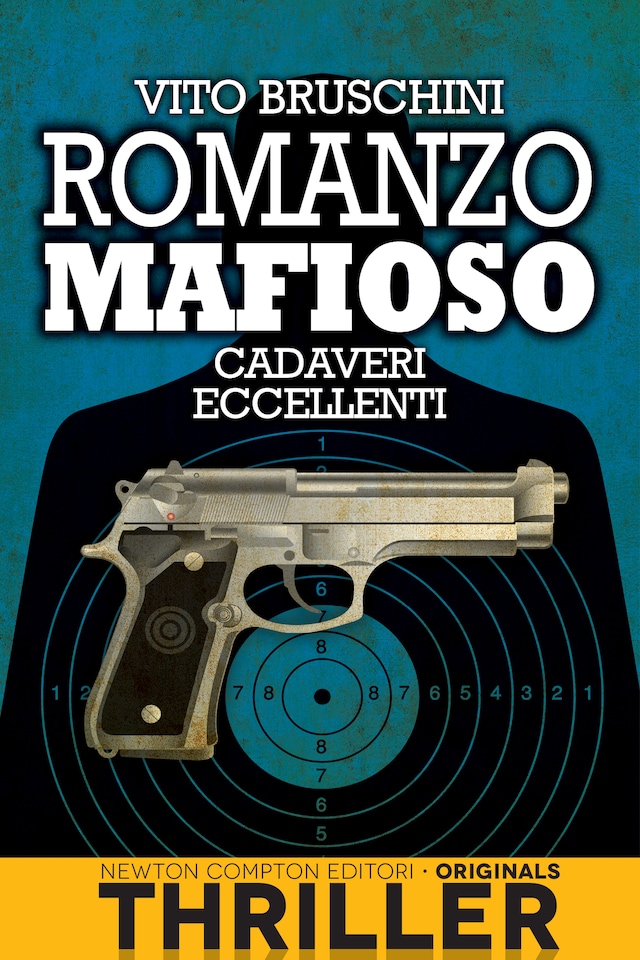 Book cover for Romanzo mafioso. Cadaveri eccellenti
