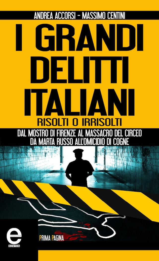 Book cover for I grandi delitti italiani risolti o irrisolti