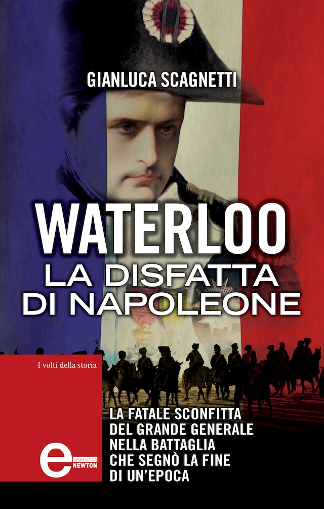 Boekomslag van Waterloo. La disfatta di Napoleone