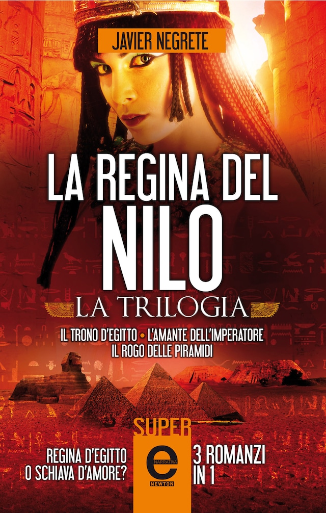 Boekomslag van La regina del Nilo. La trilogia