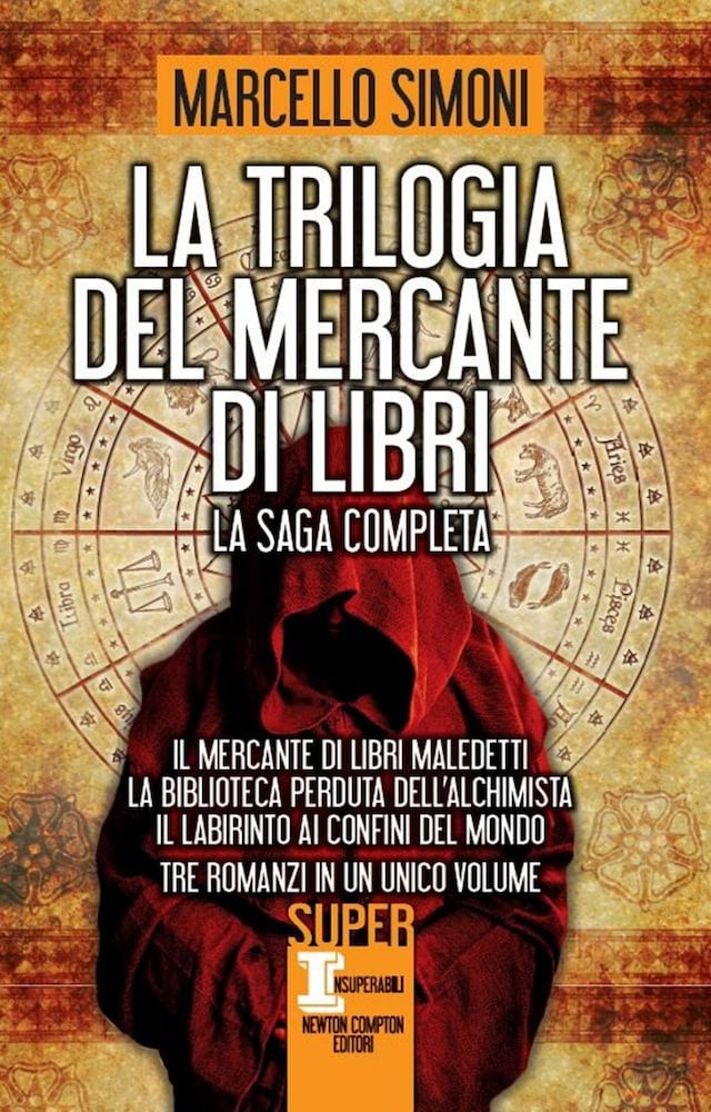 Book cover for La trilogia del mercante di libri