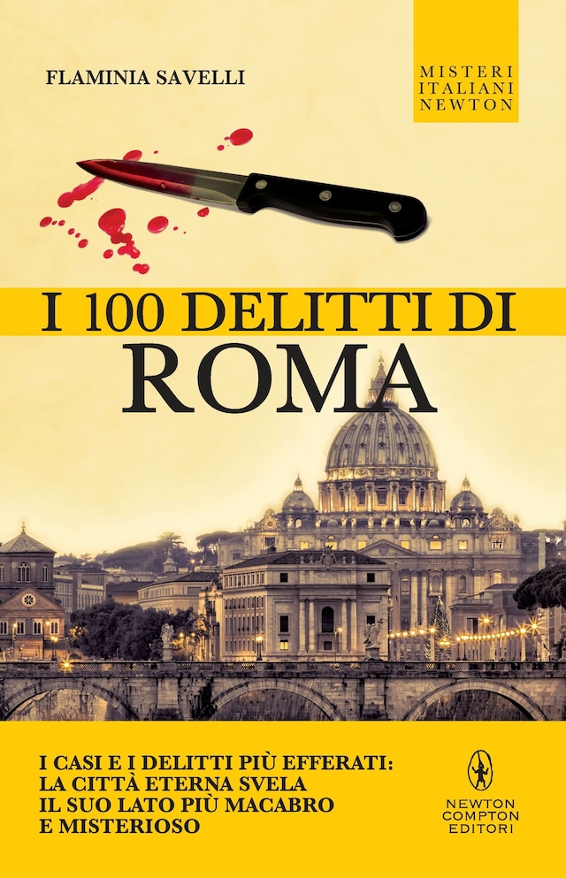 Copertina del libro per I 100 delitti di Roma