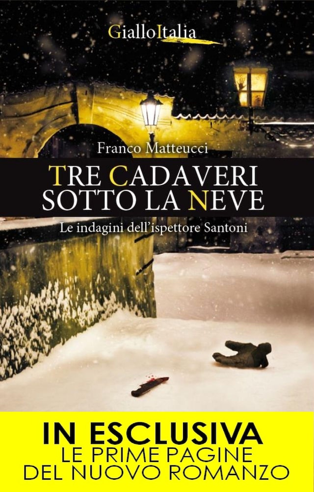 Book cover for Tre cadaveri sotto la neve
