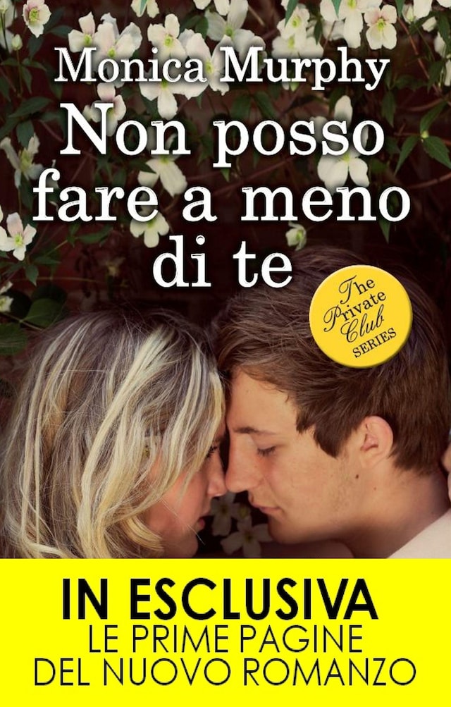 Portada de libro para Non posso fare a meno di te