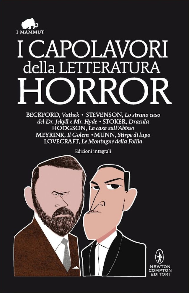 Book cover for I capolavori della letteratura horror